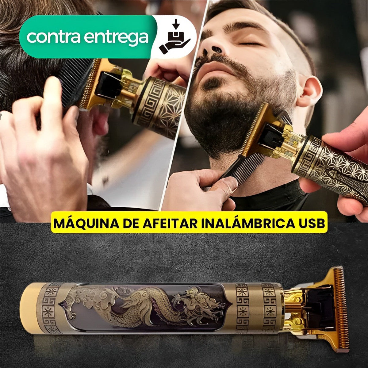 (PROMOCIÓN MES DEL CONSUMIDOR SOLO HASTA HOY) Máquina Inalámbrica Para Rasurar + Envío Grátis 60% OFF